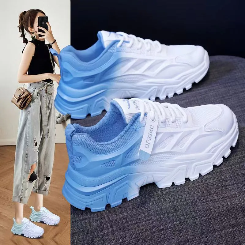 2023 New Designer Platform Casual Running Vulcanized Women's Sneakers