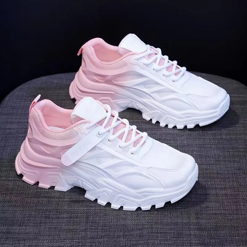 2023 New Designer Platform Casual Running Vulcanized Women's Sneakers