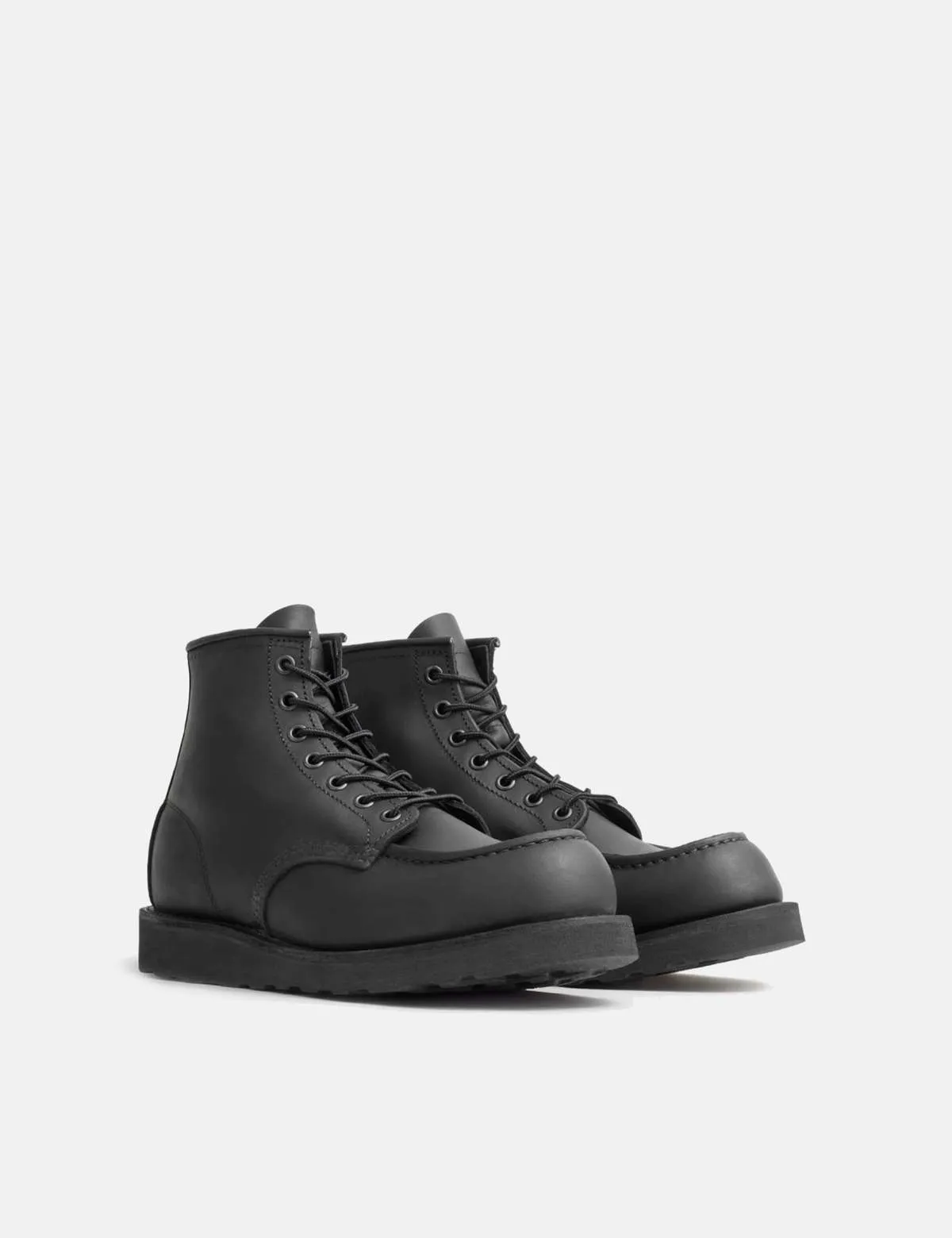 6 Classic Moc Toe Boot - Harness Black