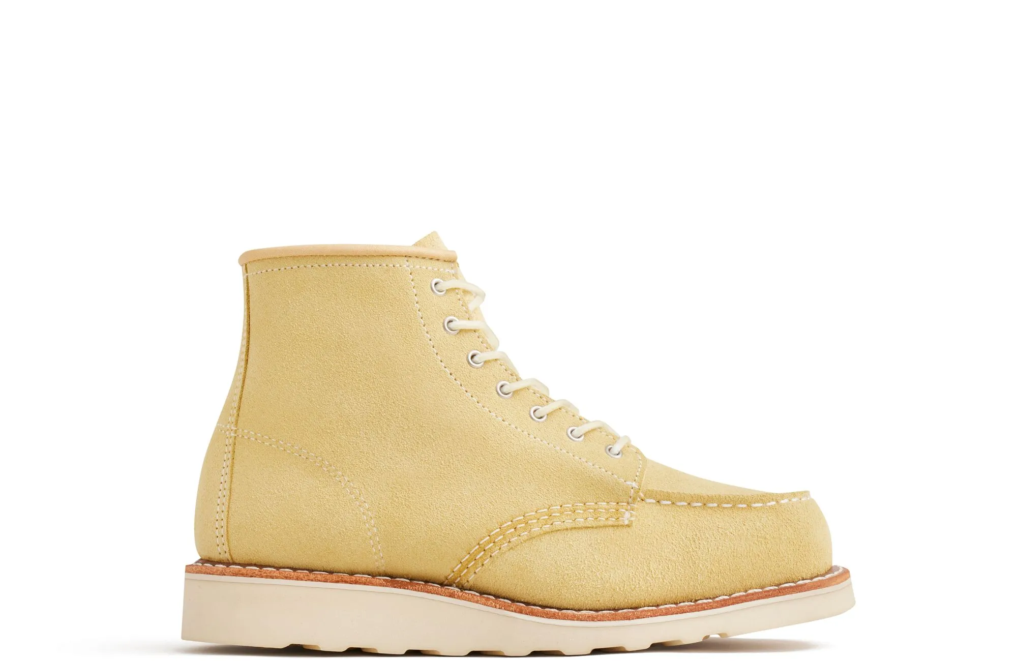 6-Inch Classic Moc Women's Short Boot in Butter Abilene Leather     