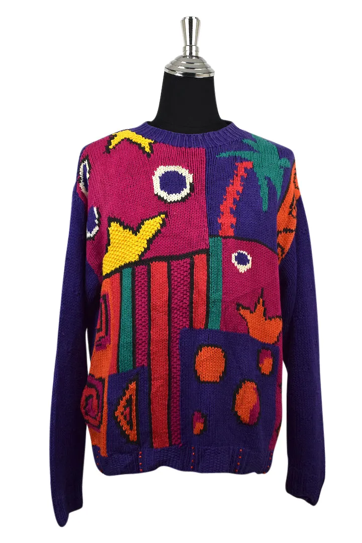 Abstract Knitted Jumper