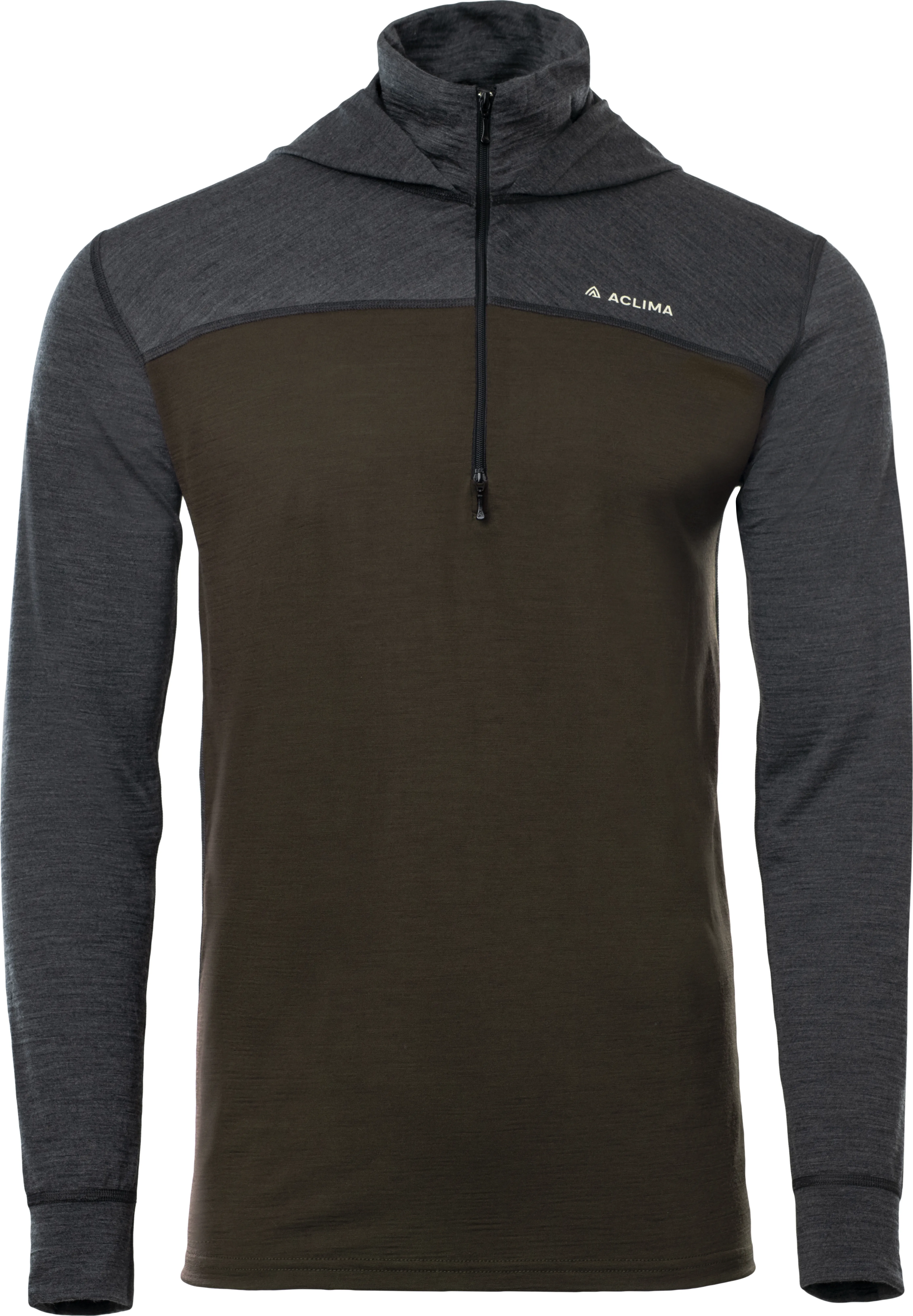 Aclima Men's LightWool 180 Hoodie Tarmac/Marengo | Buy Aclima Men's LightWool 180 Hoodie Tarmac/Marengo here | Outnort