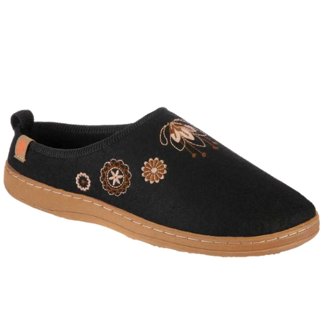 Acorn Alexandra Clog Slipper Black (Women's)