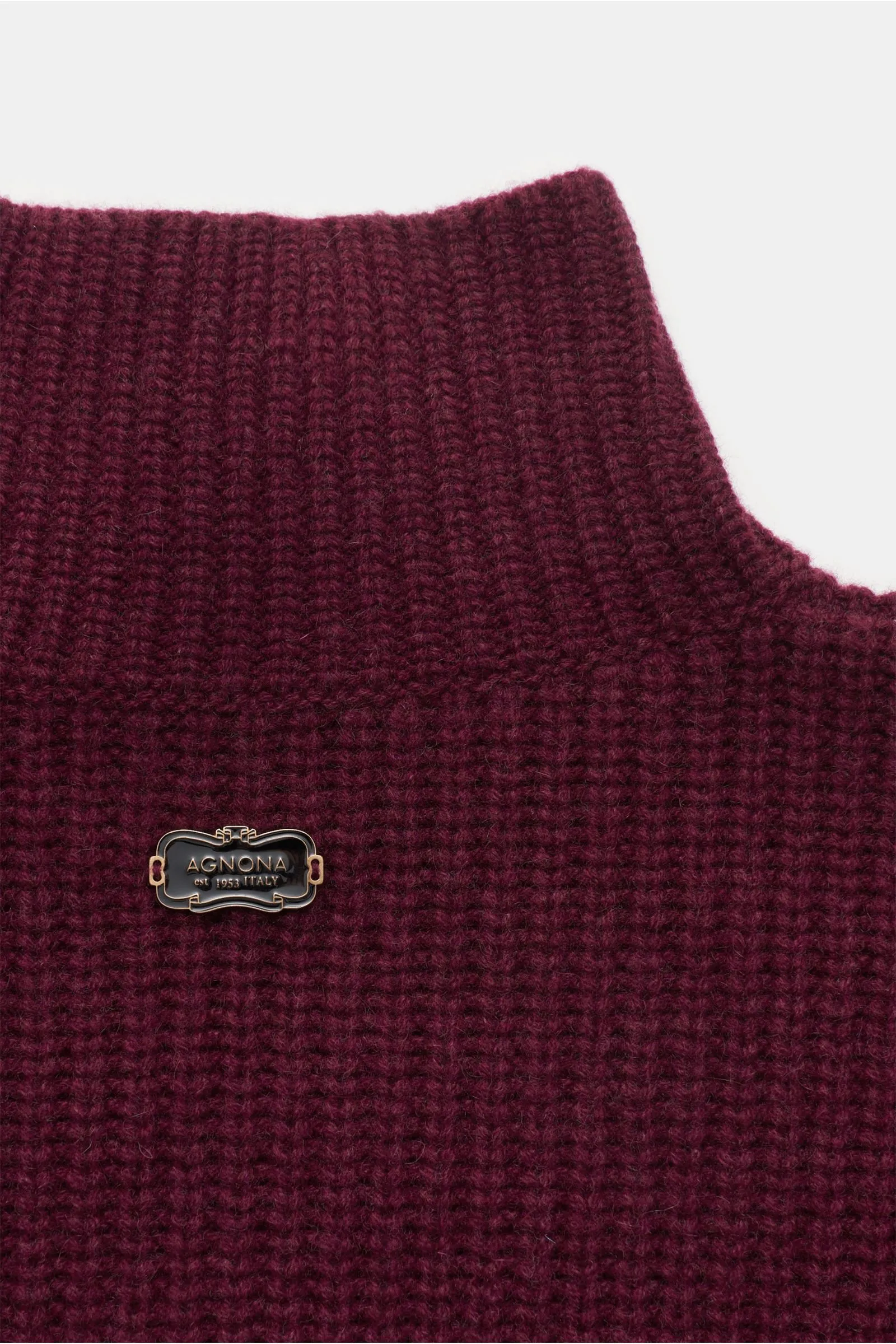 AGNONA cashmere jumper burgundy