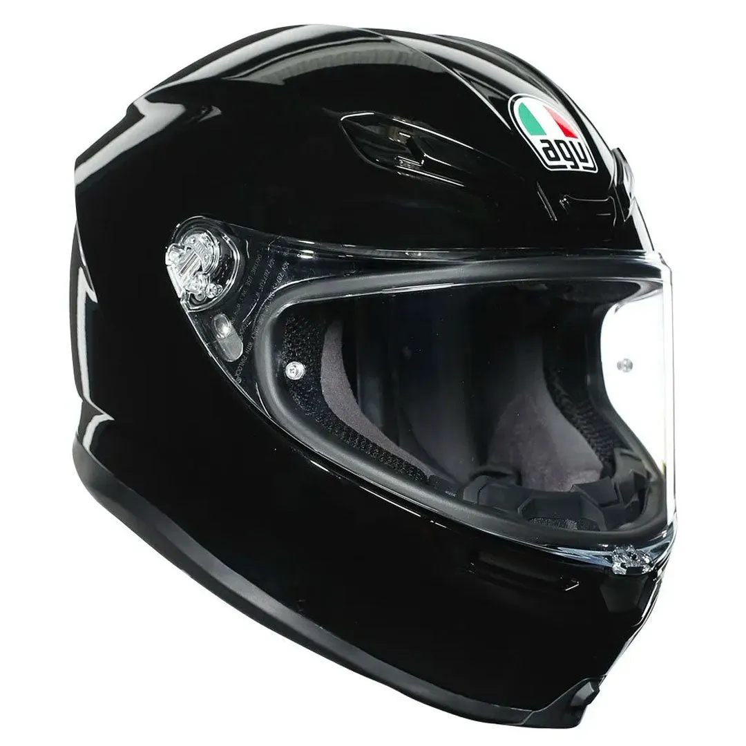 AGV - K-6 Gloss Black Helmet