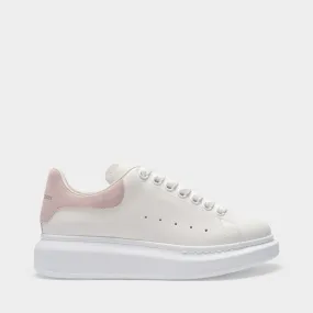 Alexander McQueen  Oversized Sneakers - Alexander Mcqueen - White/Patchouli - Leather