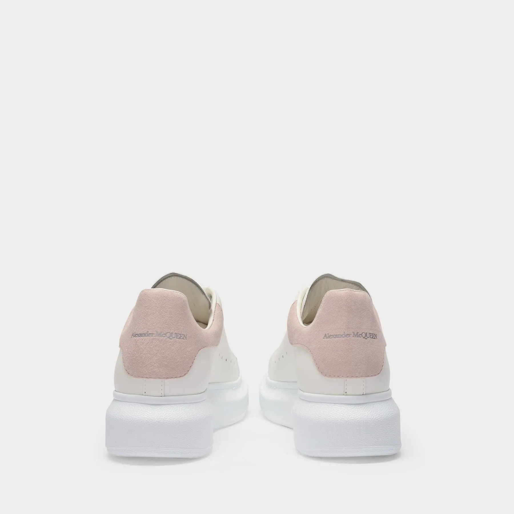 Alexander McQueen  Oversized Sneakers - Alexander Mcqueen - White/Patchouli - Leather