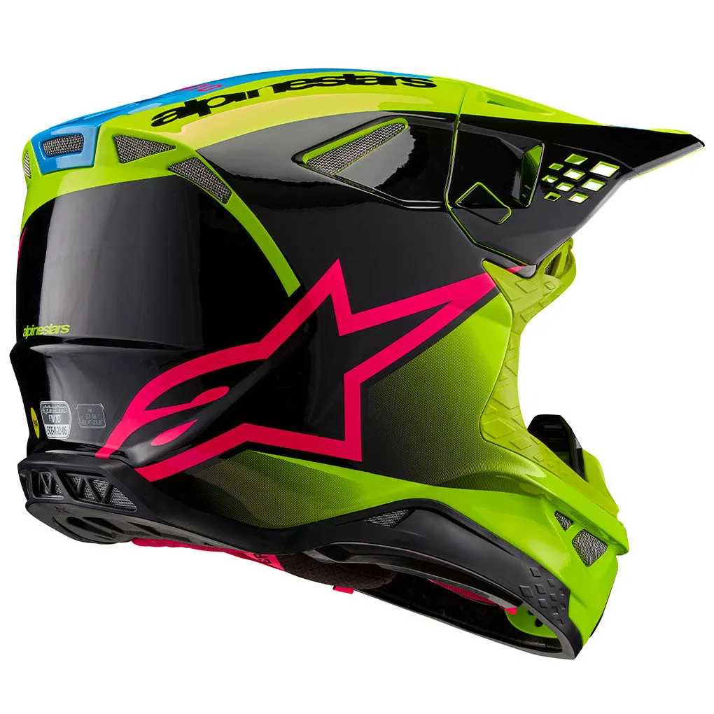 Alpinestars - SM10 Unite Flo Yellow/Black/Pink Helmet