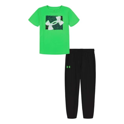 Baby Under Armour Logo Scribble T-Shirt and Joggers Set