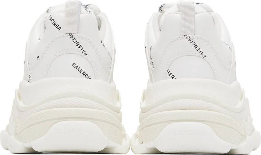 Balenciaga White Triple S Sneakers