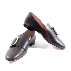 Bally Womens Slip on Smart Shoes in Dark Brown