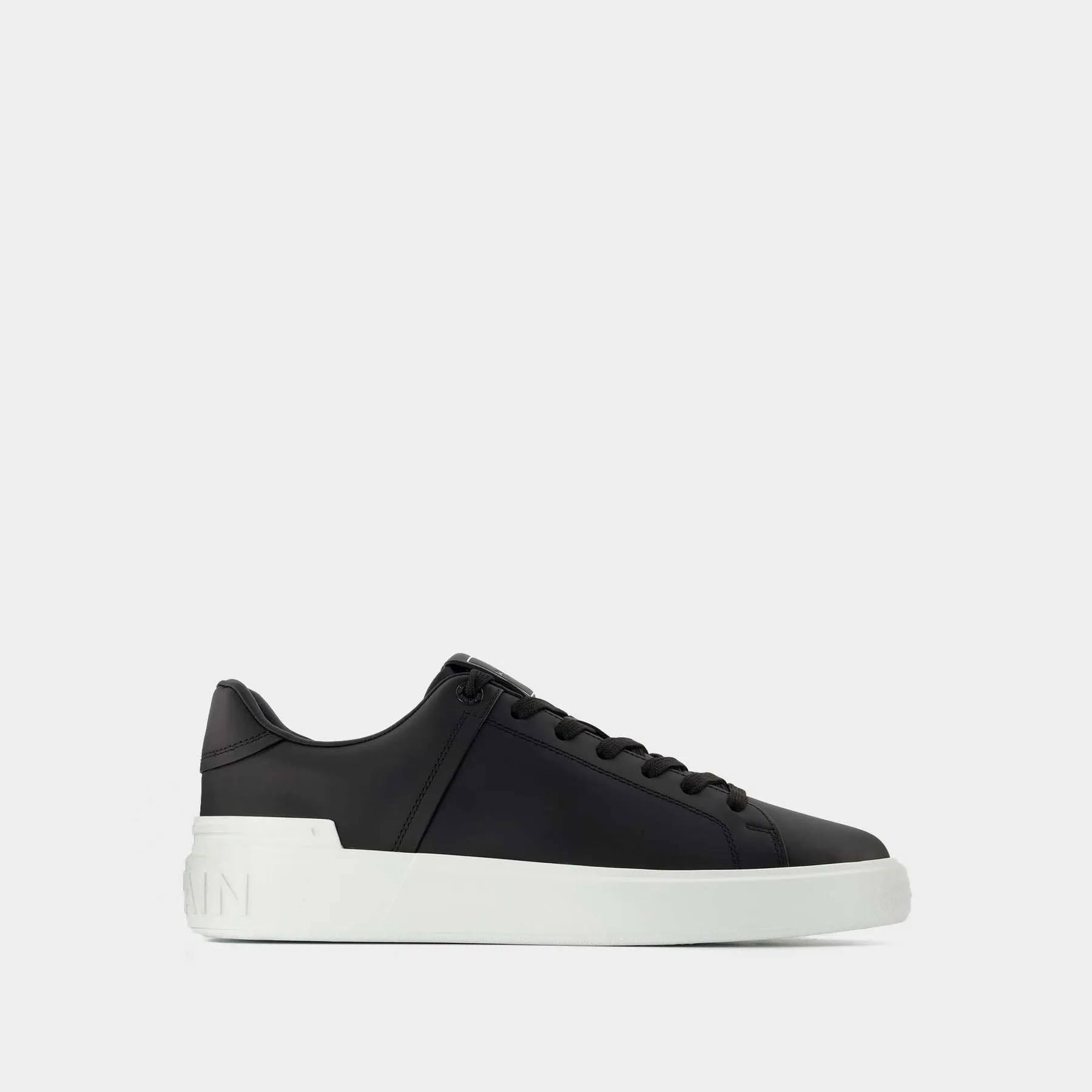 Balmain  B Court Sneakers - Balmain - Black/White - Leather