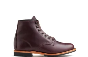 Beckman  Men's 6-inch boot in Black Cherry Excalibur Leather     