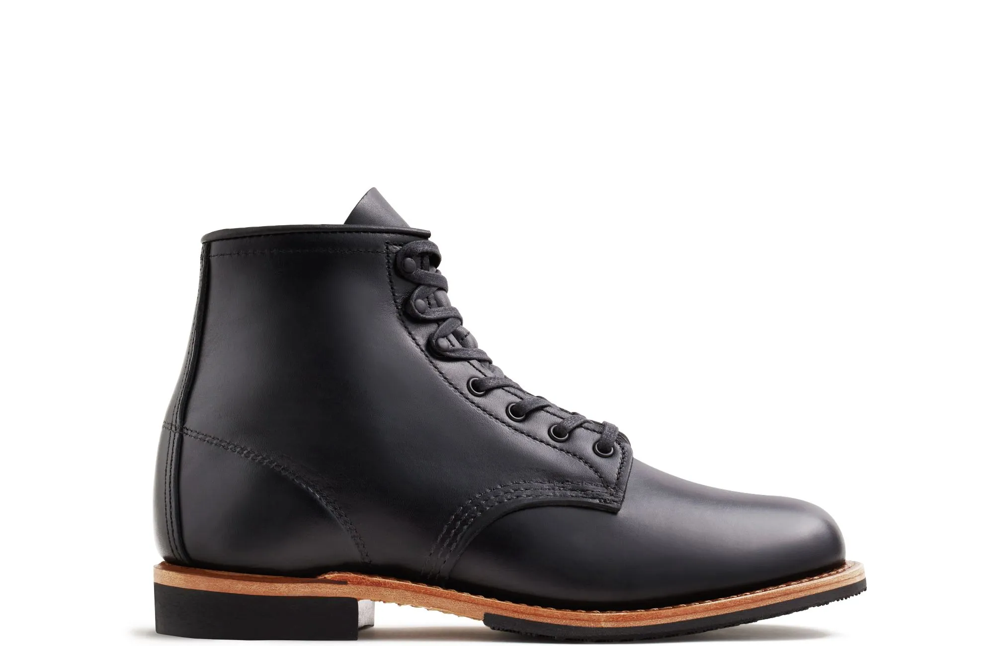 Beckman  Men's 6-inch Boot in Black Excalibur Leather     