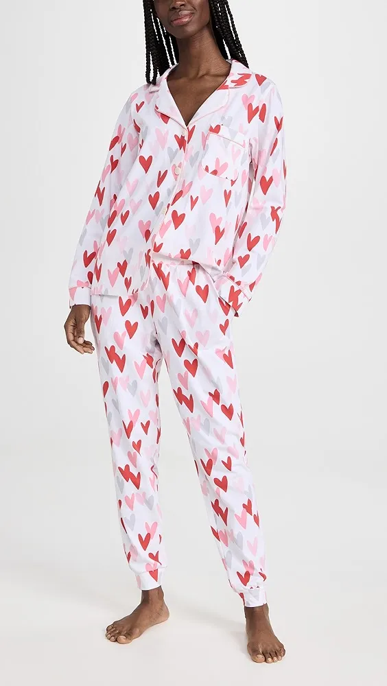 BedHead PJs   Love is All You Need Long Sleeve Notch & Joggers 