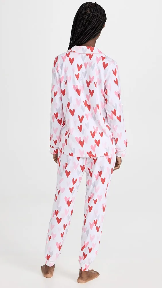 BedHead PJs   Love is All You Need Long Sleeve Notch & Joggers 