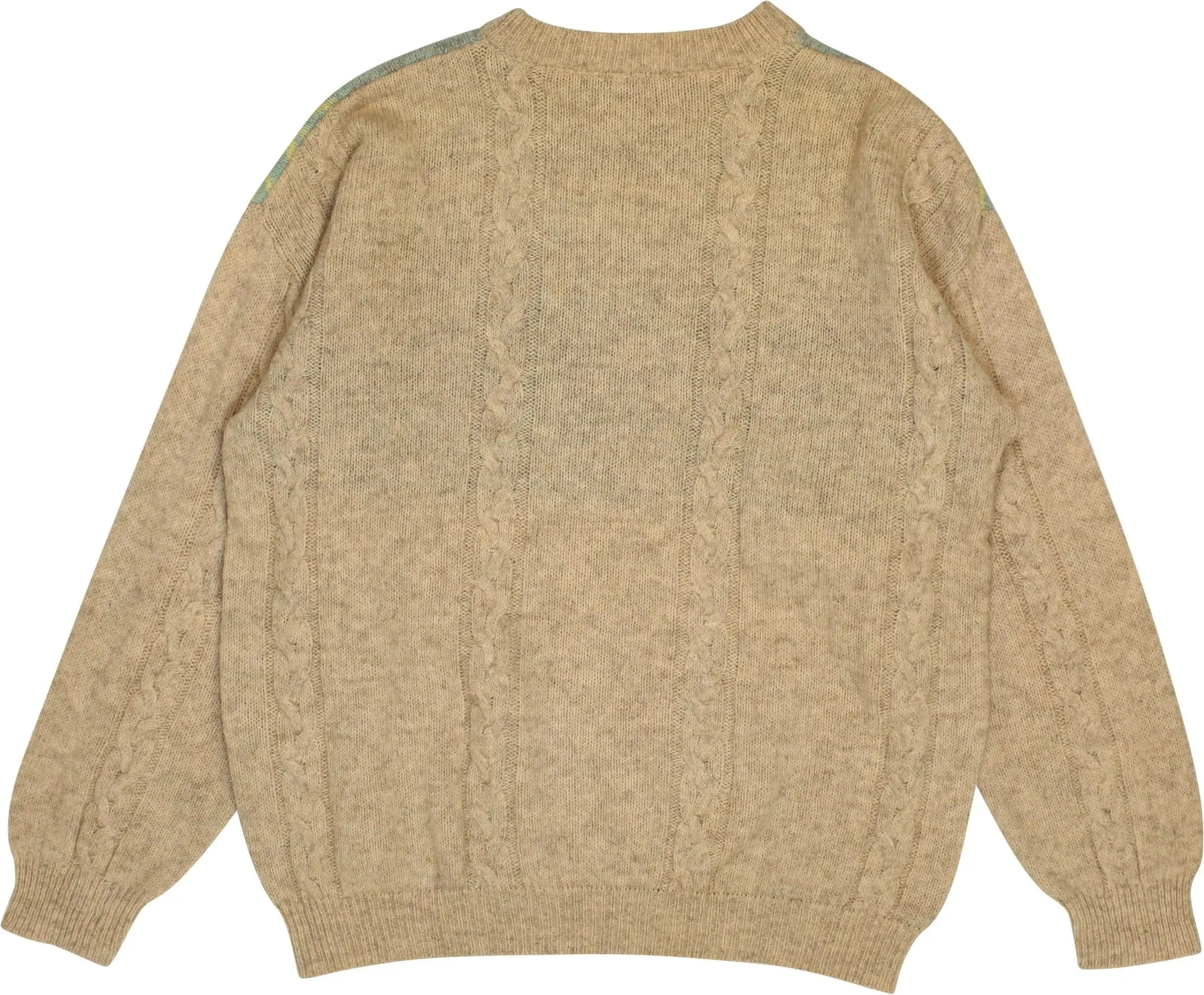 Beige Patterned Jumper | ThriftTale