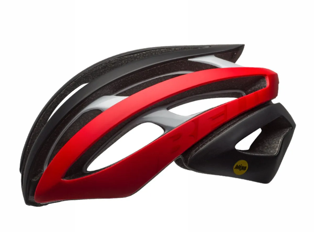 Bell Zephyr MIPS Road Helmet - Matt Black-Red-White