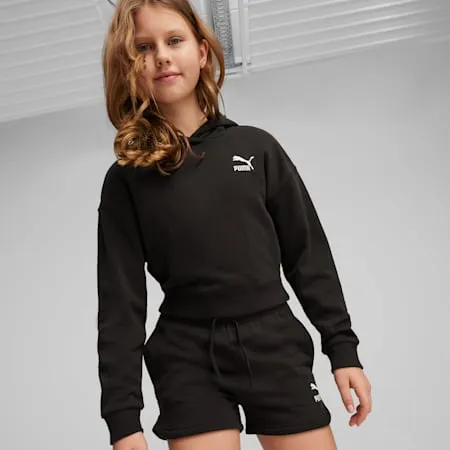 BETTER CLASSICS Hoodie - Girls 8-16 years | PUMA Black | PUMA Winter Layers | PUMA 