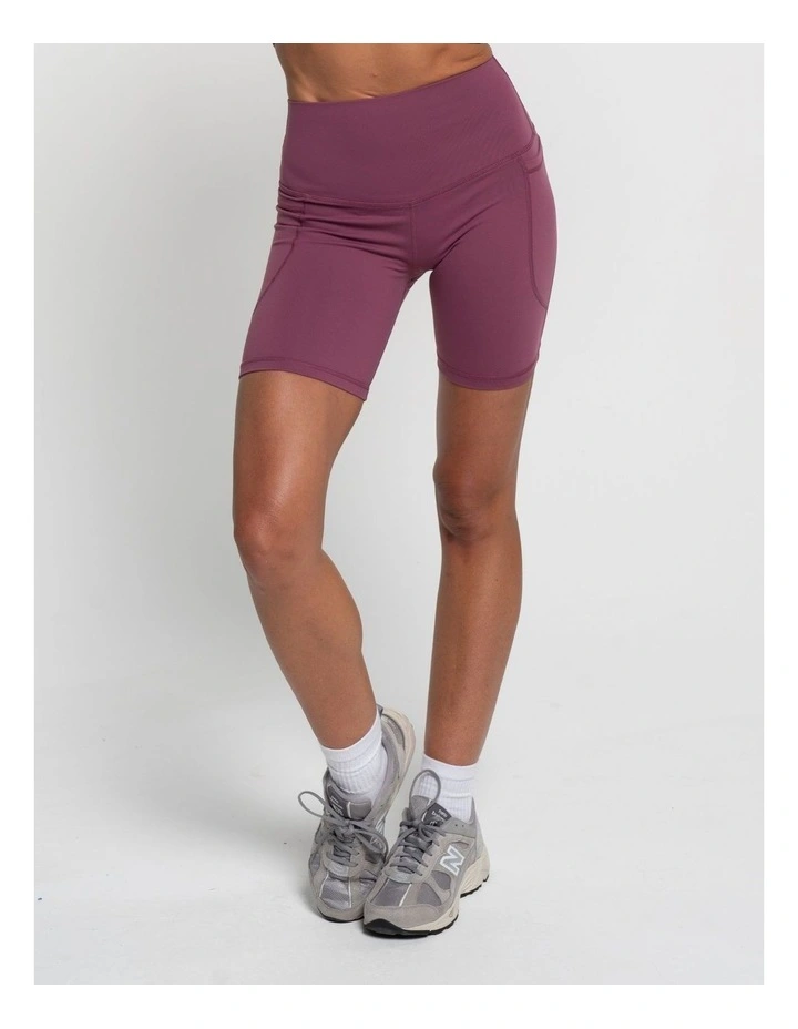 Bike Short - Merlot