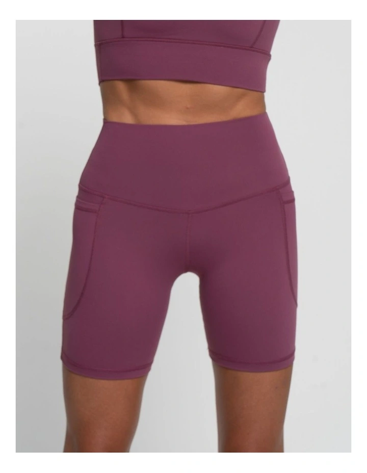 Bike Short - Merlot