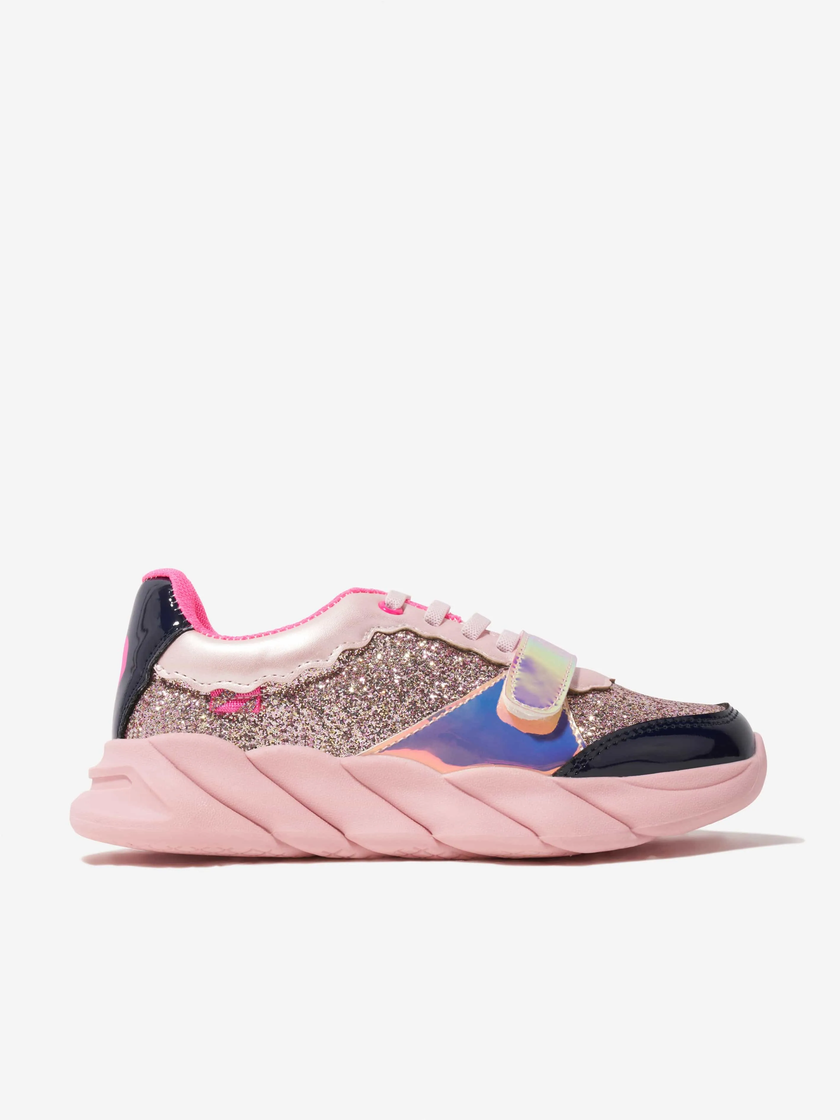 Billieblush Girls Glitter Trainers in Multicolour