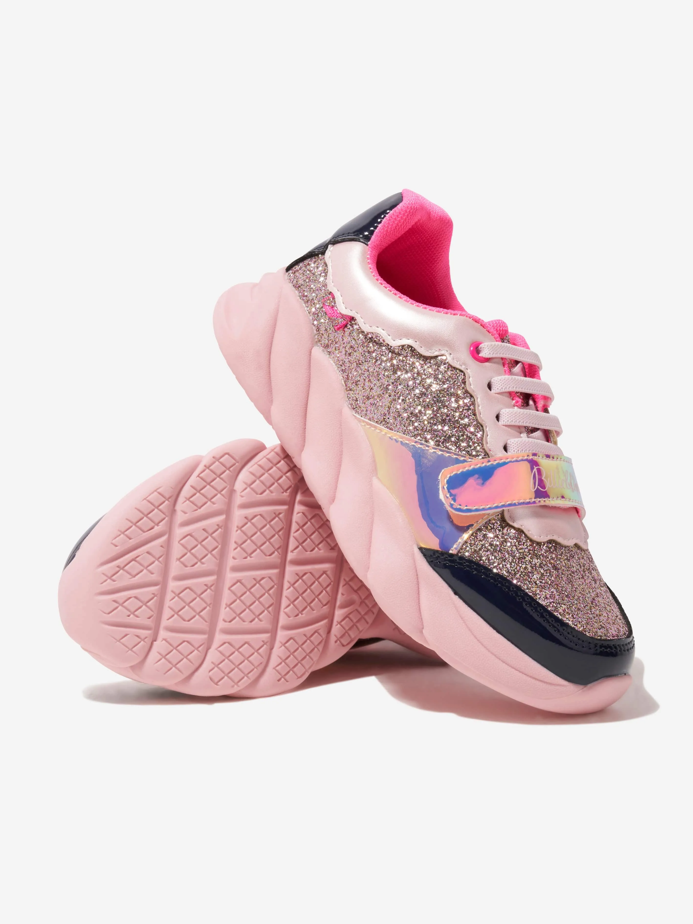 Billieblush Girls Glitter Trainers in Multicolour