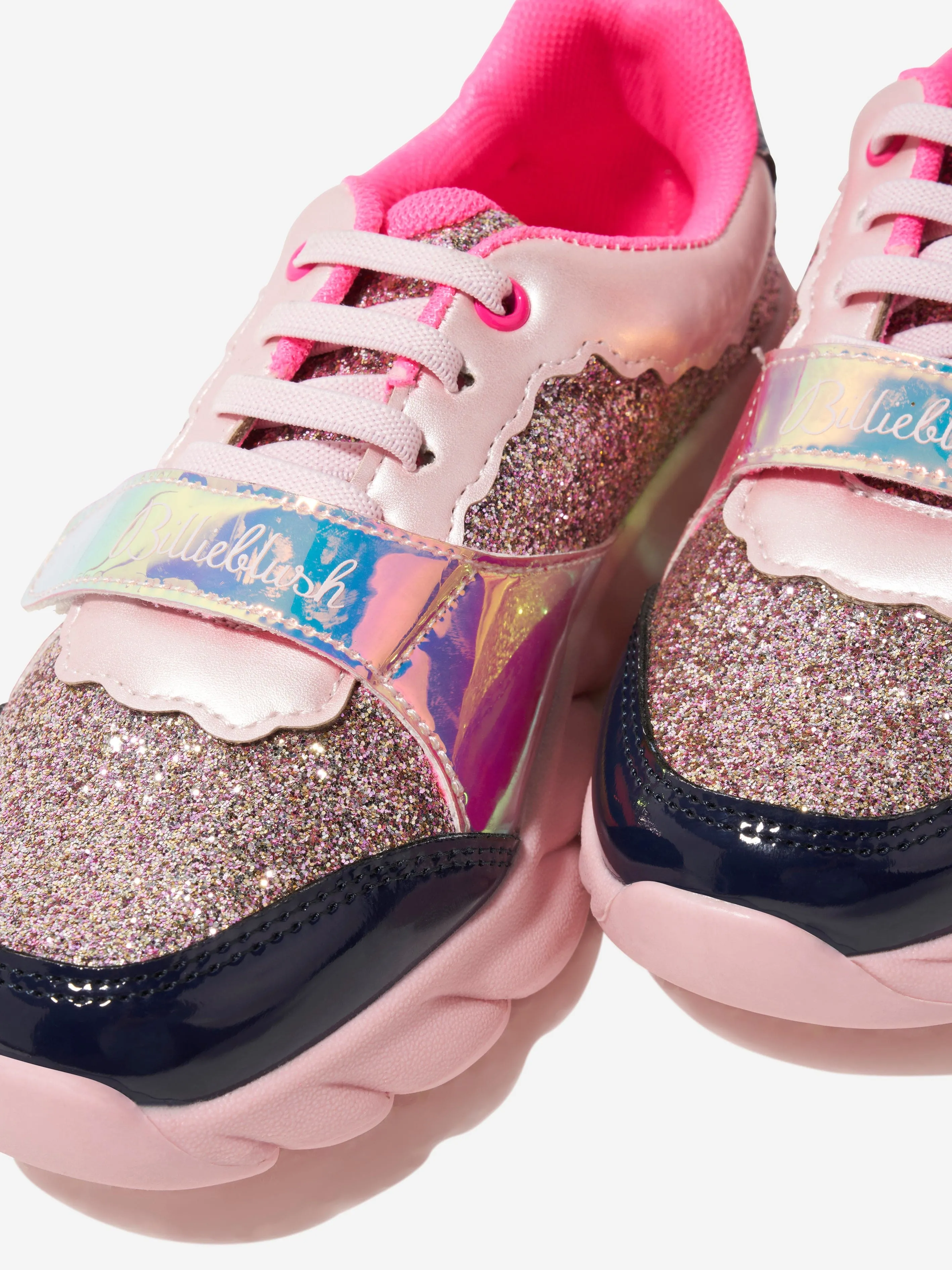 Billieblush Girls Glitter Trainers in Multicolour