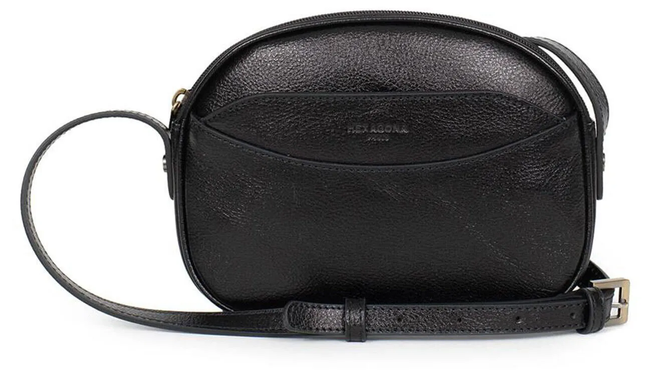 Black women's leather bag 119837