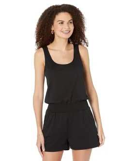 bobi Los Angeles Supreme Jersey Keyhole Smocked Waist Romper Women's