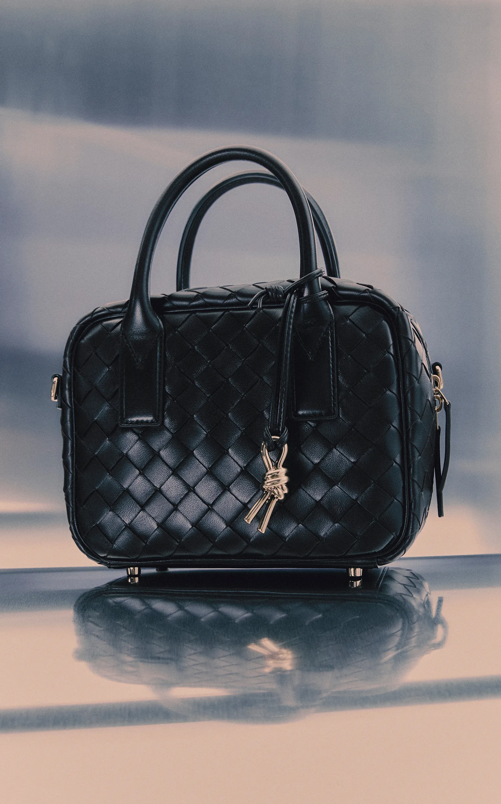 Bottega Veneta Small Getaway Intrecciato Leather Bag