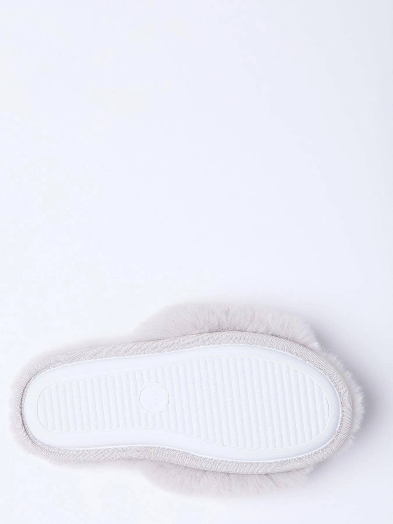 Boux Avenue Bow Embellished Slider Slipper - Grey