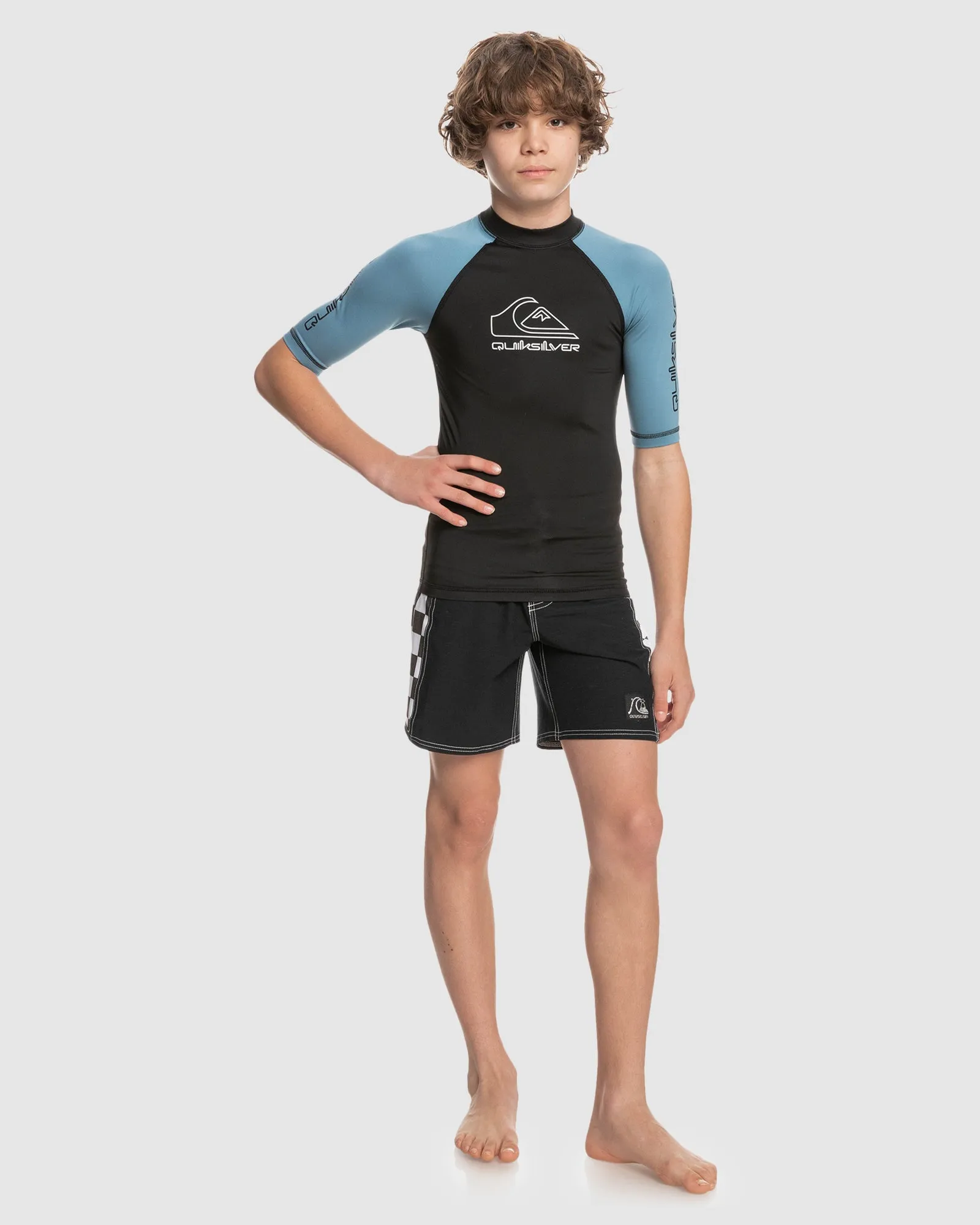 BOYS 8-16 ON TOUR SHORT SLEEVE RASH VEST