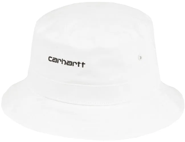 Carhartt WIP Mens Bucket Hat White Black