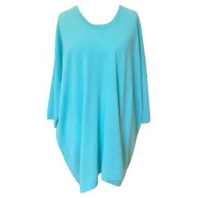 Caroline Turquoise Cashmere Jumper