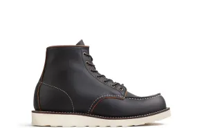 Classic Moc Men's 6-Inch Boot in Black Prairie Leather     