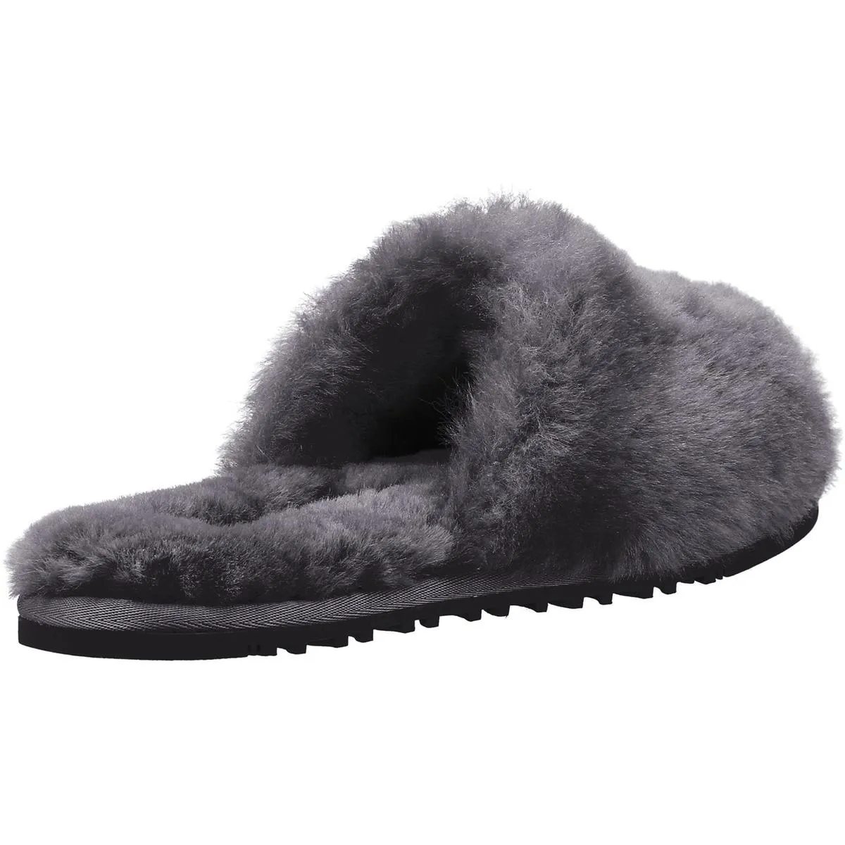 Cotswold Westfield Sheepskin Mule Slipper Grey