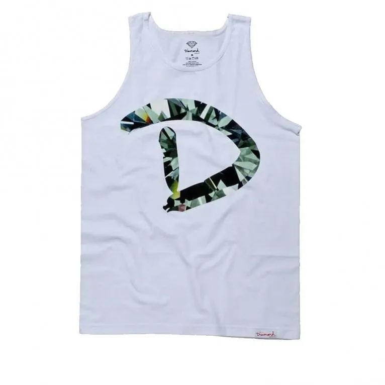 D Simple Tank Top - White