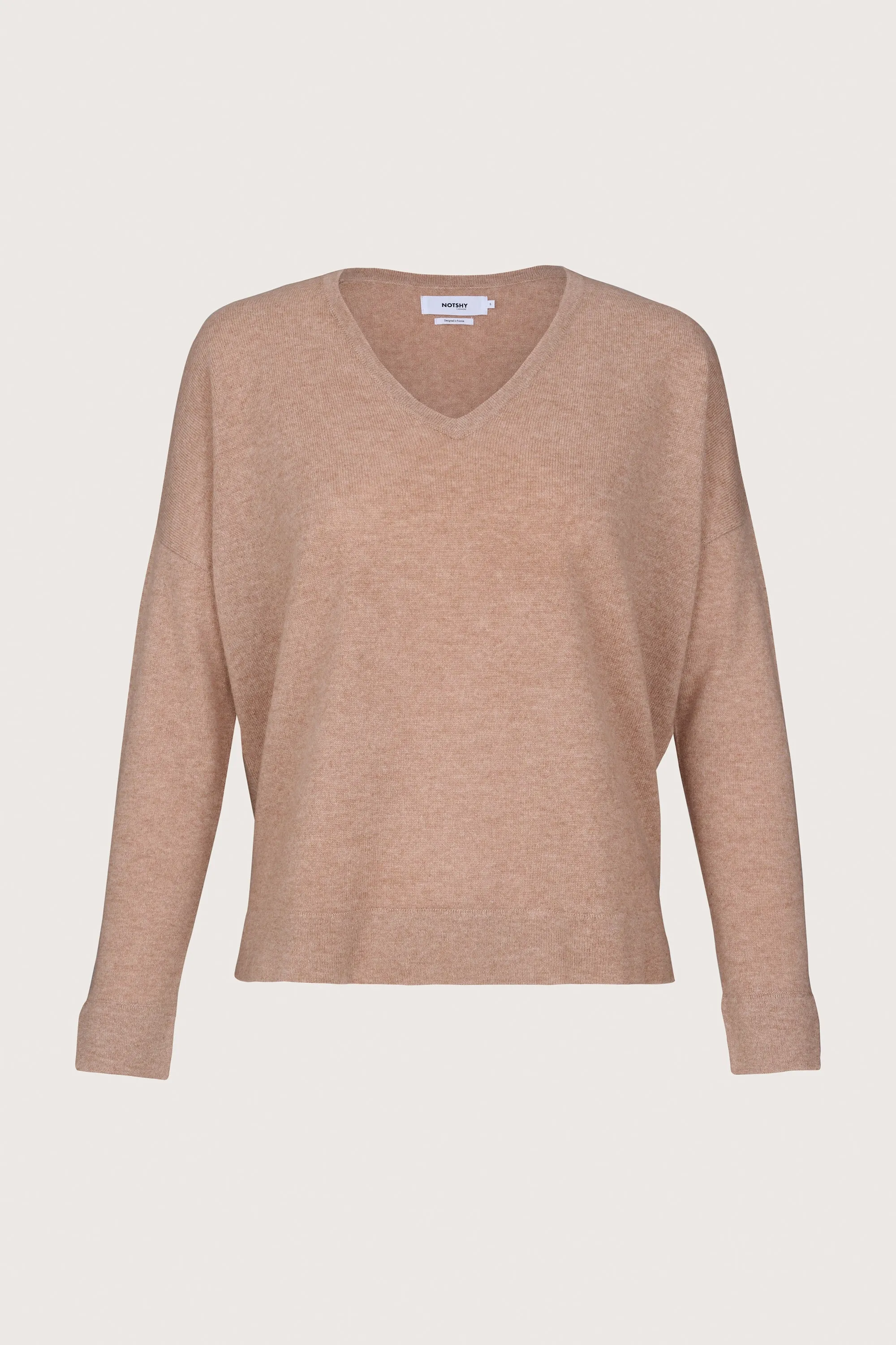 Dalia V-Neck Jumper Safari