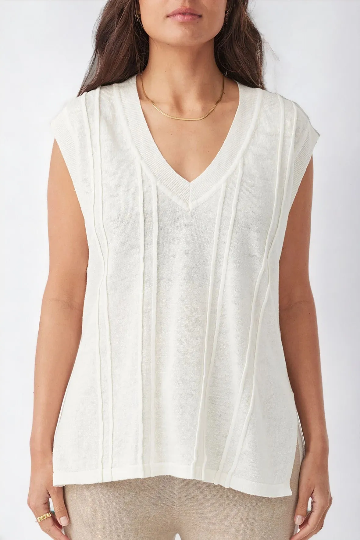 Darcy Vest | Cream