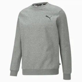 Essentials Small Logo Crew Neck Sweatshirt Men | Medium Gray Heather-Cat | PUMA SHOP ALL PUMA | PUMA 