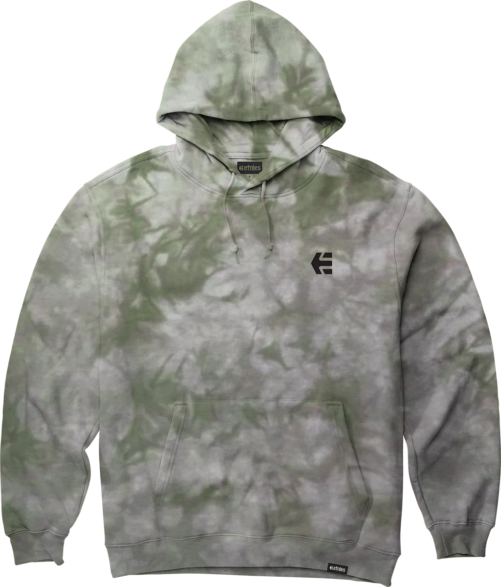 Etnies- Team Embroidery Wash Hoodie Olive | Eddie Franks Rye