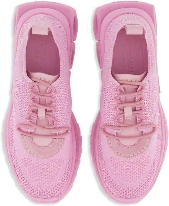 Ferragamo Gancini low-top sneakers Pink