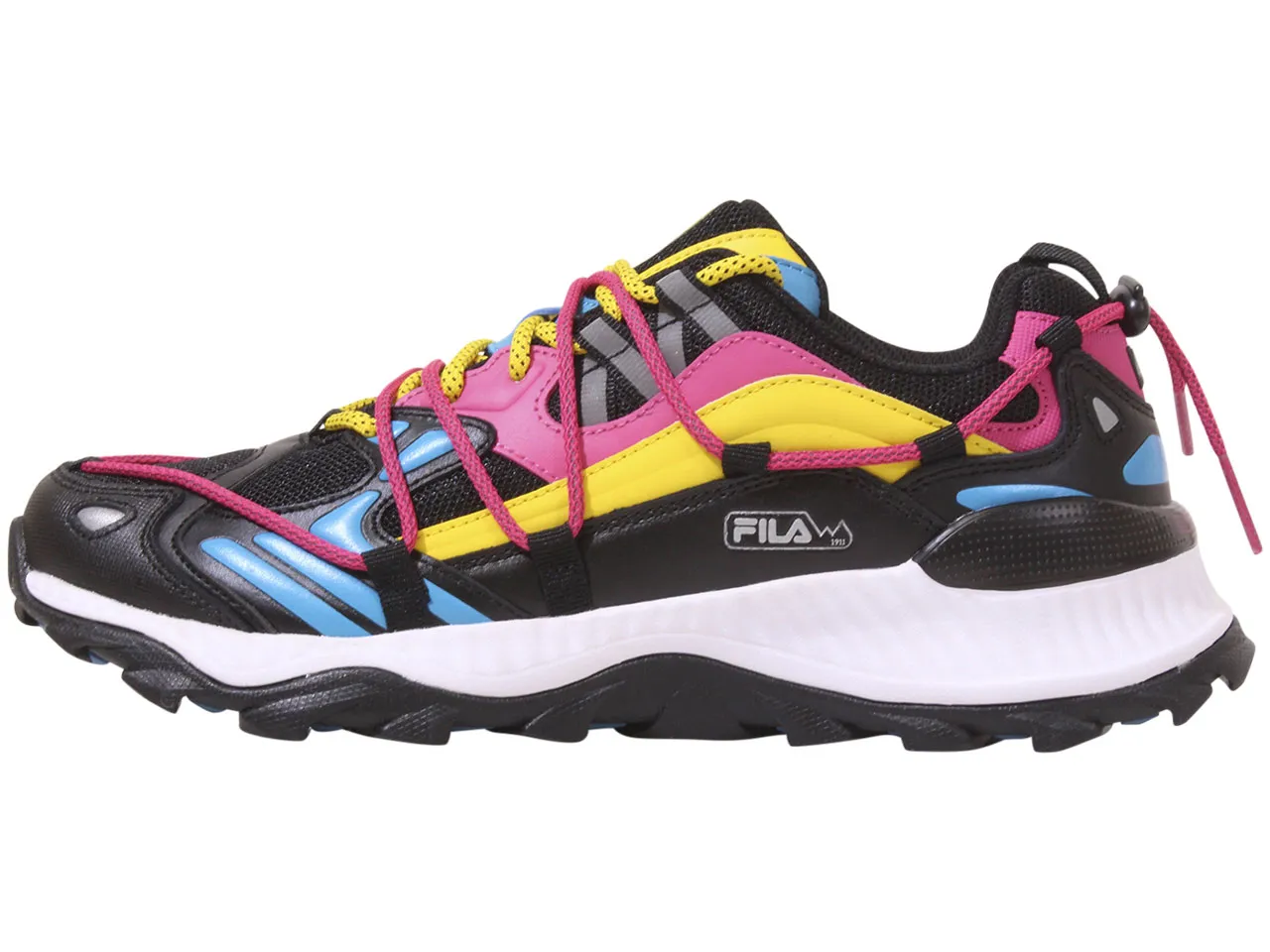 Fila Men's Expeditioner Running Sneakers Black/Caribbean Sea/White Sz: 9