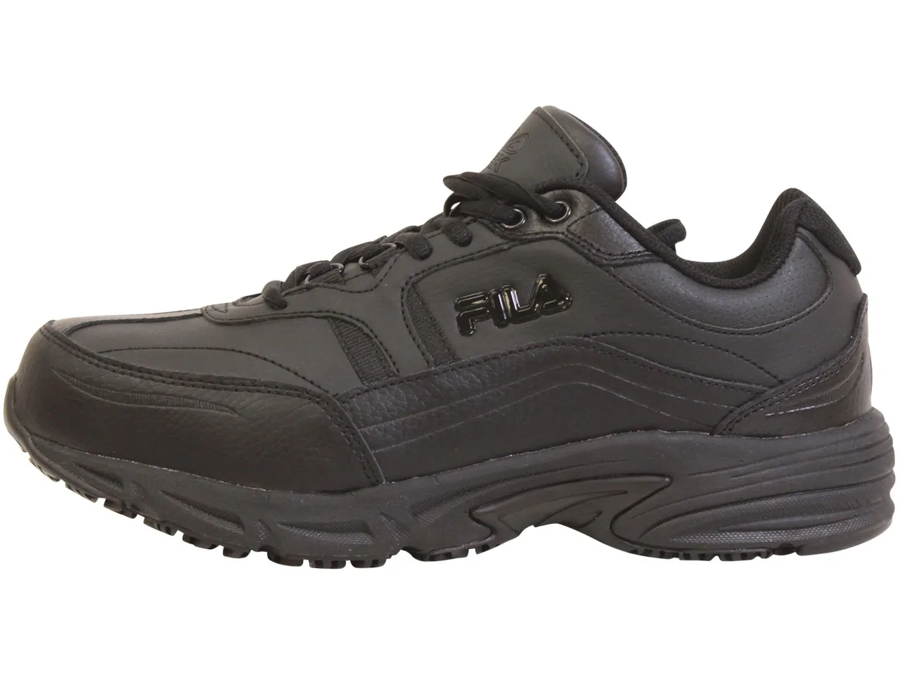 Fila Men's Memory Workshift Steel Toe Sneakers Slip Resistant Black Sz: 8.5EEEE