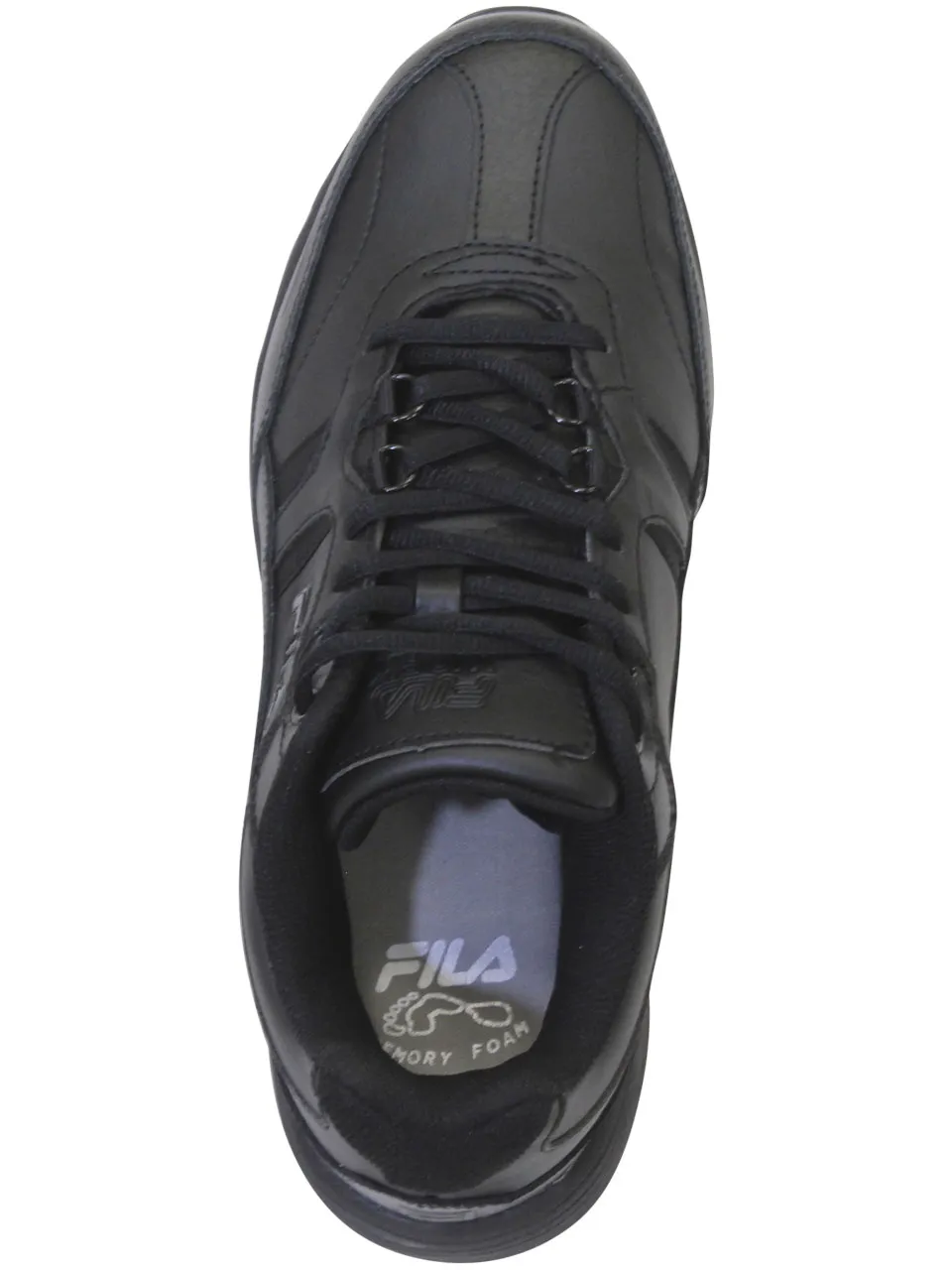 Fila Men's Memory Workshift Steel Toe Sneakers Slip Resistant Black Sz: 8.5EEEE