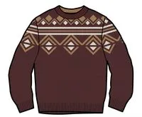 Fireside Knitted Jumper - Russet Brown