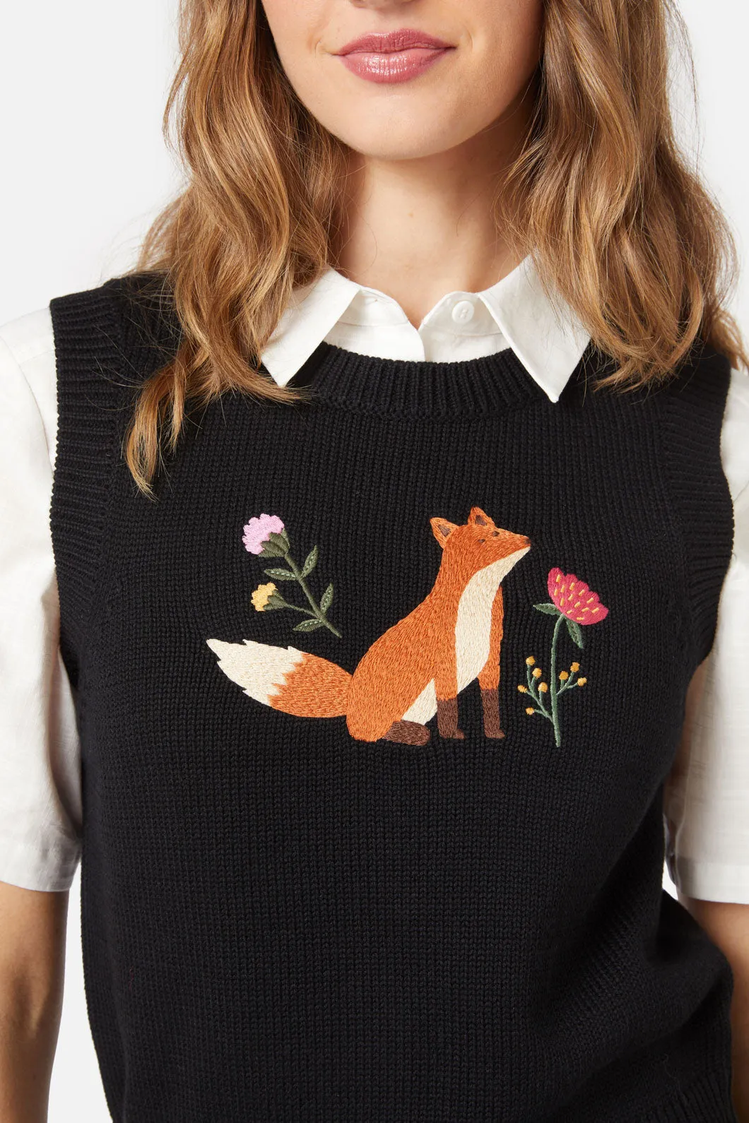 Fox Knit Vest