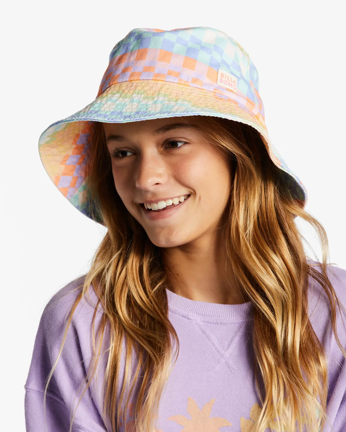 Girls Bucket List Bucket Hat - Mint Chip