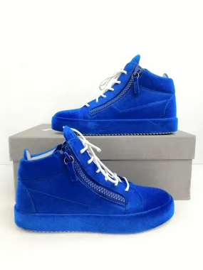 Giuseppe Zanotti Women's Sloane Blue High-top Sneakers Size 38